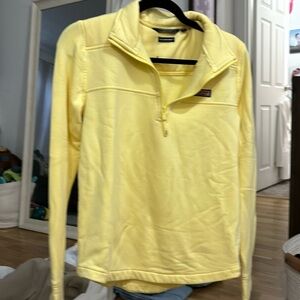 Yellow vineyard vines quarter zip
